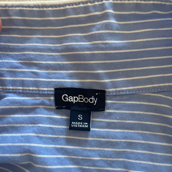 GAP Body Poplin Striped Pajama Set - Picture 3 of 3